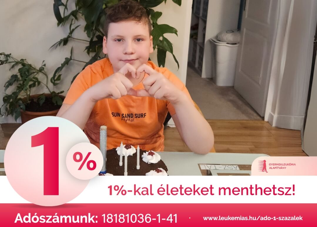 A gyermekkori leukémia diagnózisát Zsombor 2021-ben kapta meg.