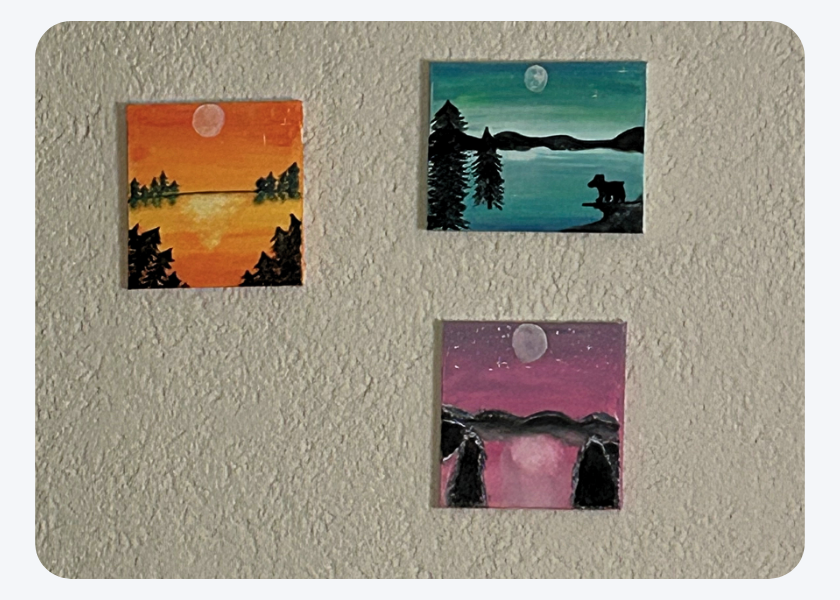 A rajzolás és a festés sok örömet ad Fanninak