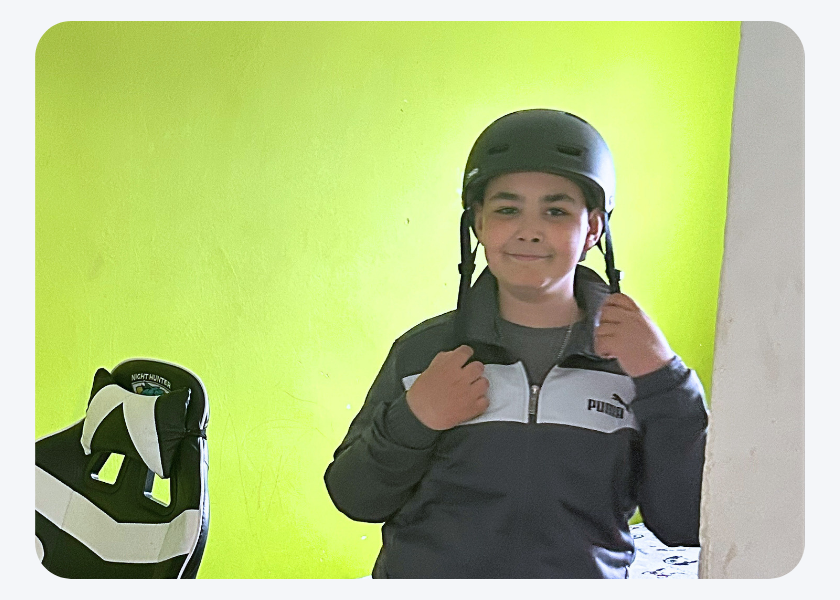 Noel egyik legnagyobb öröme ma is a biciklizés és a közös programok lehetősége.