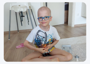 Milosnál másfél évesen derült ki a gyermekkori daganatos megbetegedés.
