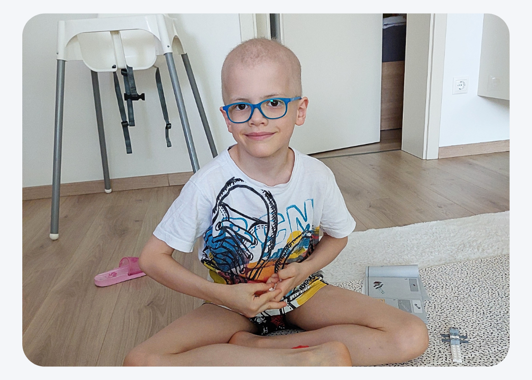 Milosnál másfél évesen derült ki a gyermekkori daganatos megbetegedés.